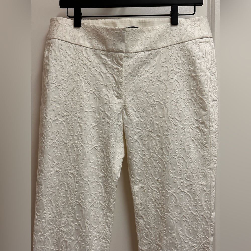 Ann Taylor Loft women’s white Marisa Skinny pants~ Size 6 - Picture 3 of 10